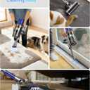 Cordless Vacuum Cleaner for Home - Powerful Stick Vacuum with HEPA Filter, 55-Min Runtime, LED Light, Anti-Tangle Brush, Detachable Battery,Lightweight Vacuum for Pet Hair,Carpets & Hard Floors