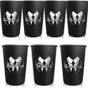 PartyGifts&beyond 7Pcs Groomsmen Gifts Cups, 16 Oz Stainless Steel Cups for Groom Squad, Groomsmen Tumblers - Bachelor Party Favors (LJ-Struggle)