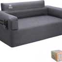 Nice C Inflatable Blow Up Camping Couch with Built-in Pump (2 Person), 2-3 People