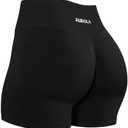 AUROLA Influence Workout Shorts for Women, No Roll Up Squat Proof Scrunch Seamless Compression Gym Short Medium