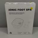 Ionic Foot Bath Detox Machine,Foot Detox Foot Bath Soak Tub with 2 Arrays,80 Disposable Foot Bath Liners,Detox Sea Salt,Folding Foot Spa Bin,Home Salon-Level Foot Soaking Tub