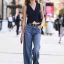 JASGOOD Women Leather Belt Ladies Casual Belt for Jeans Pants Fashion Women Waist Belt with Gold Buckle (Black)