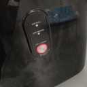 EUHOMY Nugget Ice Maker Countertop with Handle, Ready in 6 Mins, 34lbs Per Day, Removable Top Cover, Auto-Cleaning, Portable Sonic Ice Maker with Basket and Scoop, for Home/Party/RV/Camping (Black)