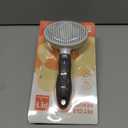 2 x Cat Self Cleaning Slicker Brush, Pets Skin Friendly Grooming Brushes for Shedding Dogs Cats Hair Easy to Remove Loose Undercoat with Long or Short Hairs Pet Massage Tool for All Hair Type- UPGRADED (Gray)