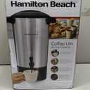 Hamilton Beach 45 Cup Coffee Urn and Hot Beverage Dispenser, Silver (EXP 01/01/26)