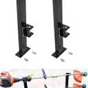 ECOTRIC 2 Place Weeder Trimmer Racks Holders Hold Two for Trailer Truck Tree Trimmers Edgers Pole Saws Powercoated Steel (Pack of 1)
