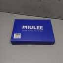 MIULEE Faux Linen Curtains 63 Inch Length 2 Panels Natural White Semi Sheer Curtain with Back Tab Rod Pocket, Light Filtering Window Privacy Burlap Drapes for Living Room Bedroom 42W x 63L