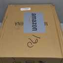 Farmhouse 4 Light Cage Chandelier, Vintage Rustic Mini Flush Mount Ceiling Light Fixture, Black Metal and Faux Wood Rustic Chandelier for Dining Room Kitchen Island Entryway Bedroom Porch Foyer