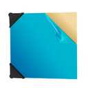 2 Pcs Brass Sheet, 6" x 6", 18 Gauge(1mm) Thickness, No Scratches, Film Attached Brass Plates