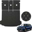Trunk Mat & Backrest Mat for 2018-2024 BMW X3 - TTX Lighting Custom Fit PU Leather Cargo Liner with Back Seat Cover Protector - All Weather Cargo Mats X3 Accessories