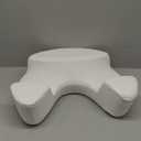 Side Sleeper Pillow with Arm Hole, Ergonomic Zoned Neck Pillow, Comfortable Cervical Pillows, Cooling Memory Foam Pillows, Neck Support Cushion for Bed(Light Grey,1 Piece)