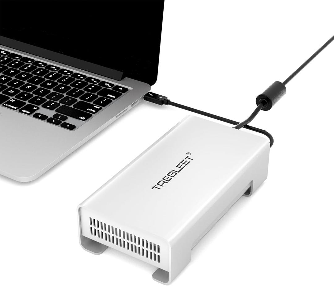 USB4 40Gbps to U.2 NVMe SSD Enclosure Compatible with Thunderbolt 3, Up to 3000Mb/s Type C to U.2(SFF-8639) PCIe Adapter, Aluminum External 2.5 U.2 SSD Case Compatible with Thunderbolt 3/4 USB3.2/3.1