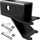 Rear 2" Receiver Hitch, 4 Wheeler Hitch Extension, ATV Hitch Receiver with Bolts/Washers/Lock Nuts, Fit for Honda 20012014 Rubicon TRX 500, 20072024 Rancher TRX 350 400 420 450 500 520, Recon 250