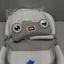 Baby Bathtub, Collapsible Newborn Bathtub for Infant to Toddler 0-24 Months with Soft Cushion and Thermometer, Portable Travel Newborn Tub with No-Slip Feet, Baby Shower Gifts, Grey