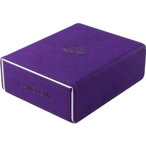 Token Keep - Premium Token Box for Safe Storage, Fits Dungeon 1100+ and Dungeon S 550+, Holds Tokens, Dice, and Cards, Fully Usable During Gameplay, Purple/White Color, Made by Gamegenic