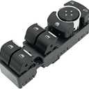 OKAY MOTOR JC3Z14529CA Power Door Window Switch Front Left Driver Side for 2017-2022 Ford F-250 F-350 Super Duty 2018-2022 F-450 F-550 Super Duty 6.2L 6.7L 6.8L 7.3L SW7927