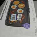 Chefman XL Electric Griddle with Removable Temperature Control, Immersible Flat Top Grill, Burger, Eggs, Pancake Griddle, Nonstick Extra Large Cooking Surface, Slide Out Drip Tray, 10 x 20 Inch