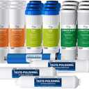 iSpring F22-75 NSF Certified 3-Year Replacement Filter Pack, For Standard 5-Stage RO Systems, Reduces PFAS, Chlorine, Bad Taste & Odor, 22 Pieces