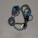 Travle USB A/C 4 in 2 Charging Cords,Dual Type C Mulit Charging Cable, Universal Charging Cables for All Devices,iPhone Charger Cord for iPhone Series/Samsung/Tablets/PS