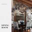 31.5'' 8-Light Farmhouse Chandelier for Dining Room Vintage Rustic Oak Brown Wood Pendant Light Fixtures Globe Hanging Ceiling Lighting for Hallway Entry