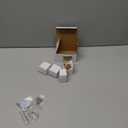 4 Pack Modern Decorative Cabinet Knobs - Champagne Gold & Clear Crystal Drawer Pulls for Dresser, Closet, Cupboard, Bathroom, Kitchen Furniture - Acrylic, Glass, Copper & Gold Accents