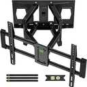 Full Motion Mount, USX MOUNT UL Listed TV Wall Mount for Most 42-84 inch TVs, Holds up to 120lbs, Max VESA 600x400mm, Swivel TV Bracket with Dual Articulating Arms Tilt Rotation Fits 16" Wood Stud