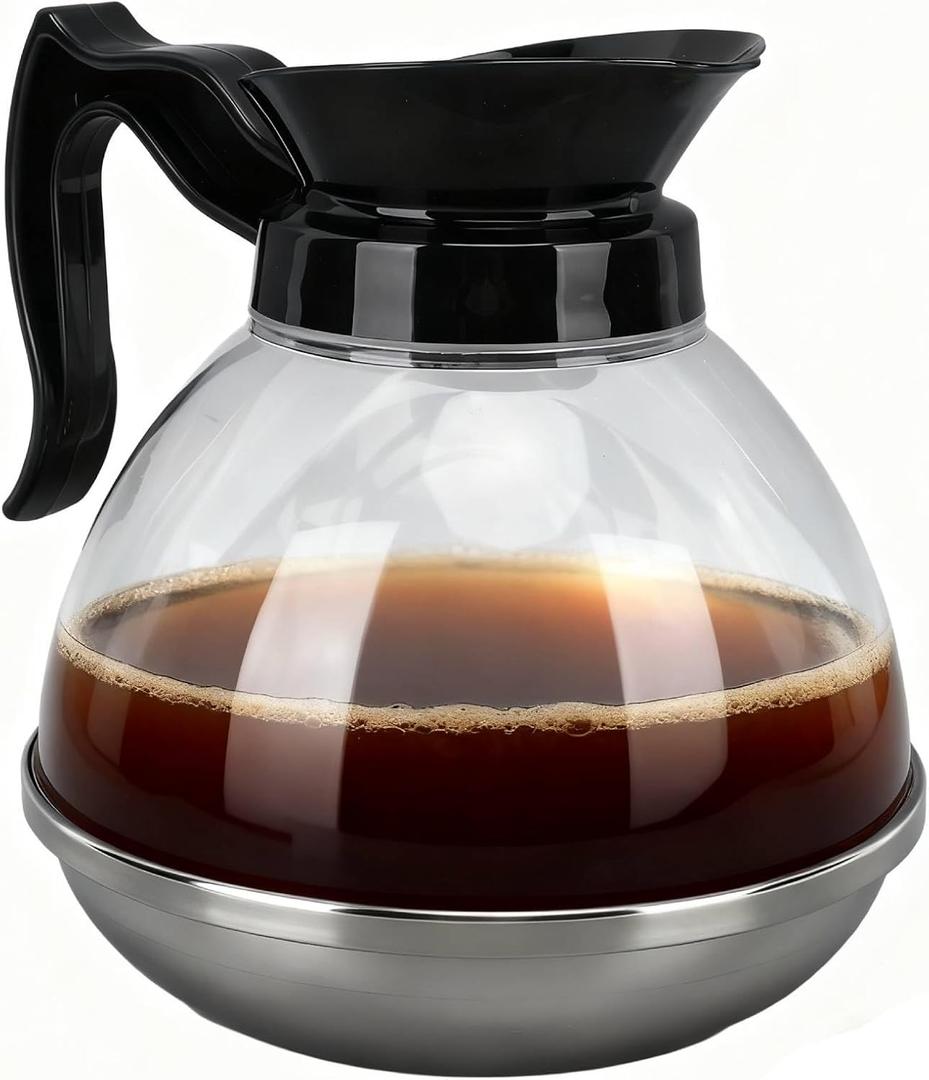 Replacement Carafe for Coffee Maker, Coffee Pot Replacement Glass Carafe Pot for Machine Stove Glass