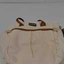 MAXTOP Lunch Bag Women for Work Insulated Thermal Lunch Box with Wide-Open Pocket Reusable Leakproof Cooler Bags with Removable Shoulder Strap for Teacher Nurse Office Picnic Travel (Large, White Light Brown)