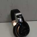 Bluetooth Headphones Over Ear, 6S Wireless Headphones Wired with 6 EQ Modes, 40 Hours Playtime Foldable HiFi Stereo Headset with Microphone, FM/TF for Cellphone/PC/Work (Black & Gold)