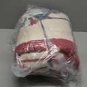 EVENHUG King Size Quilt Christmas Theme Bedding Sets with Pillow Shams Reversible Bedspread Coverlet Lightweight Christmas Festival Bed Cover for Bedroom Home Decoration (106"x96")