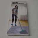 Carpet Rake for Pet Hair Removal - Reusable Pet Hair Remover, 60 Adjustable Long Handle Cat Dog Carpet Rake Scraper with Patented Design, Dog Hair Rake Brush for Rugs, Mats (Blue)