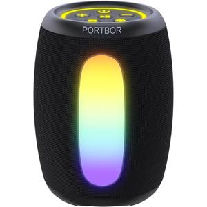 PORTBOR Bluetooth Speaker Waterproof