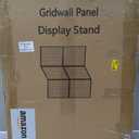 Foldable Grid Wall Panel 3PCS - Portable Heavy Duty Gridwall Display Rack with Detachable, Floor Standing for Retail Store, Craft Fair & Pop Up Events (3), 24 inches x 31 inches