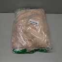 HYSEAS Set of 2 Decorative Faux Fur Throw Pillow Covers, Pale Pink Fluffy Soft Fuzzy Square Cushion Cover Pillow Case for Sofa, Couch, Chair, Bed, Cafe, 18 x 18 Inches