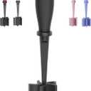 Meat Chopper, 5 Curve Blades Ground Beef Masher, Heat Resistant Meat Masher Tool for Hamburger Meat, Ground Beef, Turkey and More, Nylon Hamburger Chopper Utensil Non-scratch Utensils (1Pack, Black)