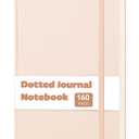 Mr. Pen- Dotted Journal Notebook, A5 Midium Size (5.7"x8.4"), 160 Pages/80 Sheets, Fabric Hardcover, 100 GSM Thick Paper, Bullet Dotted Journal, Hardcover Journaling Notebook for Bible Journaling