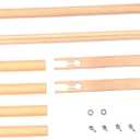 Gadpiparty Wooden Cross Stitch Rack for Easy Embroidery Desktop Embroidery Frame Holder for Crafting Adjustable Tapestry Stand Non-Slip Base for Beginners and Hobbyists