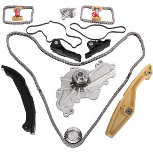 Timing Chain Kit with Water Pump, For Ford Edge/Explorer/F-150/Flex/Mustang/Police Interceptor Sedan Utility/Taurus/Transit-150 2011-2019 3.5L 3.7L V6 3496cc 3726cc #OE BL3Z-6268-A AT4Z-6268-A