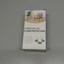 24 Pcs Chair Leg Floor Protectors for Hardwood Floors Silicone Covers Felt Pads Furniture Leg Caps Anti-Scratch Reduce Noise Fit (1-5/16" to 2")