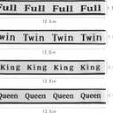 8Pcs Bed Sheet Organizer Bands Sheets Labels for Elastic Bedding Linen Closet Storage Foldable Sheet Set Organizer Sheet Keeper Band(Queen,King,Full,Twin)