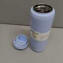 Ello Cooper 22oz Stainless Steel Water Bottle with Straw and Carry Handle, Double Walled and Vacuum Insulated Metal, Leak Proof Locking Lid with Soft Silicone Spout, Reusable, BPA Free, Halogen Blue