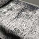 1Abstract Area Rug Washable Rugs for Entryway Indoor, Non Slip Kitchen Rug Printed Faux Wool Throw Rugs, Indoor Door Mat for Door Entrance Foyer Living Room, 120x37