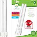 OttLite T18330 18w Daylight CFL Replacement Tube Bulb, Bulb Type B, Pack of 1