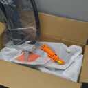 VOFiTNY Inflatable Dog Pool Ramp Portable Floating Ladder for Dogs, Puppy Docks, and Water Plank for Inground Pools and Lakes (4ft x 3.3ft x 4in, Orange)