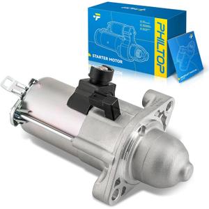 PHILTOP Starter Motor for Honda CR-V Civic 2.4L 2014-2015 | Replacement for 12V 1.6KW 9-Teeth CW, Replace 19270, 31200-R5A-A01, 280-6026, SM-74017, SR1370X