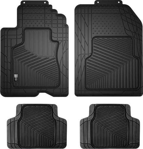 Custom Accessories Smart Fit Black Standard Rubber Universal Floor Mat Set - 79924