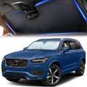 Windshield Sun Shade for Car, SUV & Truck  Patented Design Blocks 99% UV Rays & Heat | 240T Reflective Polyester Sunshade with Storage Bag | Keeps Vehicle Interior Cool | Universal Fit (64" x 33.5") (Medium Plus)