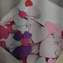 300 PCS Valentines Heart Stickers, Foam Stickers, Matte Valentines Crafts, Self-Adhesive Heart Foam Stickers 5 Colors Valentine Foam Adults Valentine's Presents (Multicolor1)