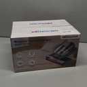 Mattress Vacuum Cleaner, 18Kpa Handheld Bed Vacuum Cleaner with 253.7nm UV-C Light, HEPA Filter & Ultrasoni, 150 Heat, Smart Dual Cup, and One-Click ash Removal for Bed, Sofa(Gray)