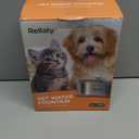 Cat Water Fountain Stainless Steel: 3.2L/108oz Pet Fountain Water Bowl Dog Drinking Dispenser Cat Feeding & Watering Supplies Animal Metal Kitty Spout for Cats Inside with 4 Replacement Filters